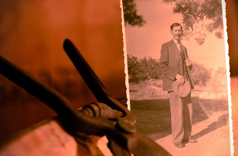 Antoine Coulet, vigneron du Domaine de Brunet